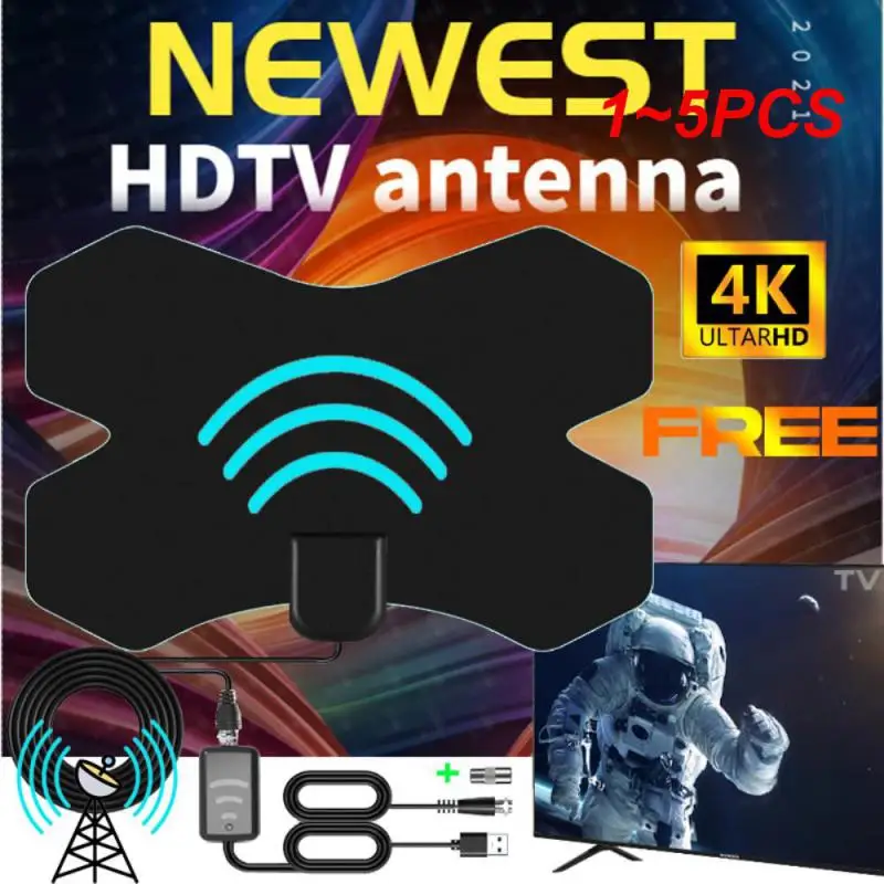 1 ~ 5ШТ Внутренняя Антенна HDTV на 3000 Миль X 4K Цифровая Антенна Телевизионный Антенный приемник с усилителем DVB-T2 ISDB-T ATSC Спутниковая антенна