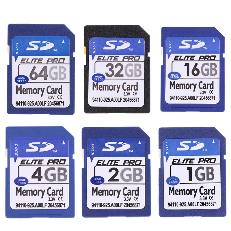 1 ШТ. Расширенное хранилище И Высокоскоростная SD-карта 1 ГБ 2 ГБ 4 ГБ 8 ГБ 16 ГБ 32 ГБ 64 ГБ Защищенная Цифровая Флэш-карта памяти