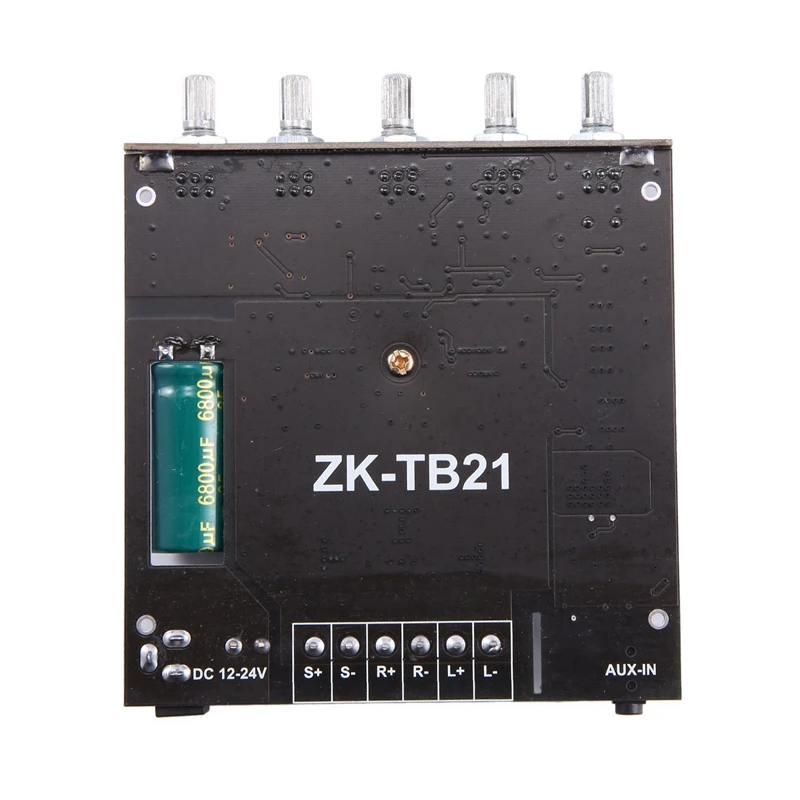 2X ZK-TB21 TPA3116D2 Bluetooth 5.0 Плата Усилителя сабвуфера 50WX2 + 100W 2.1-Канальный Аудио Стерео Усилитель Мощности Изображение 5 