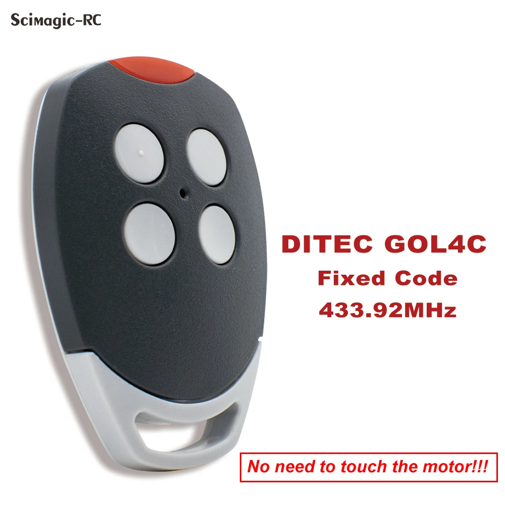 433 DITEC Gol4C Remote Entrematic 4-канальный GOL4-C С Фиксированным кодом 433,92 МГц Дубликатор Пульта дистанционного Управления