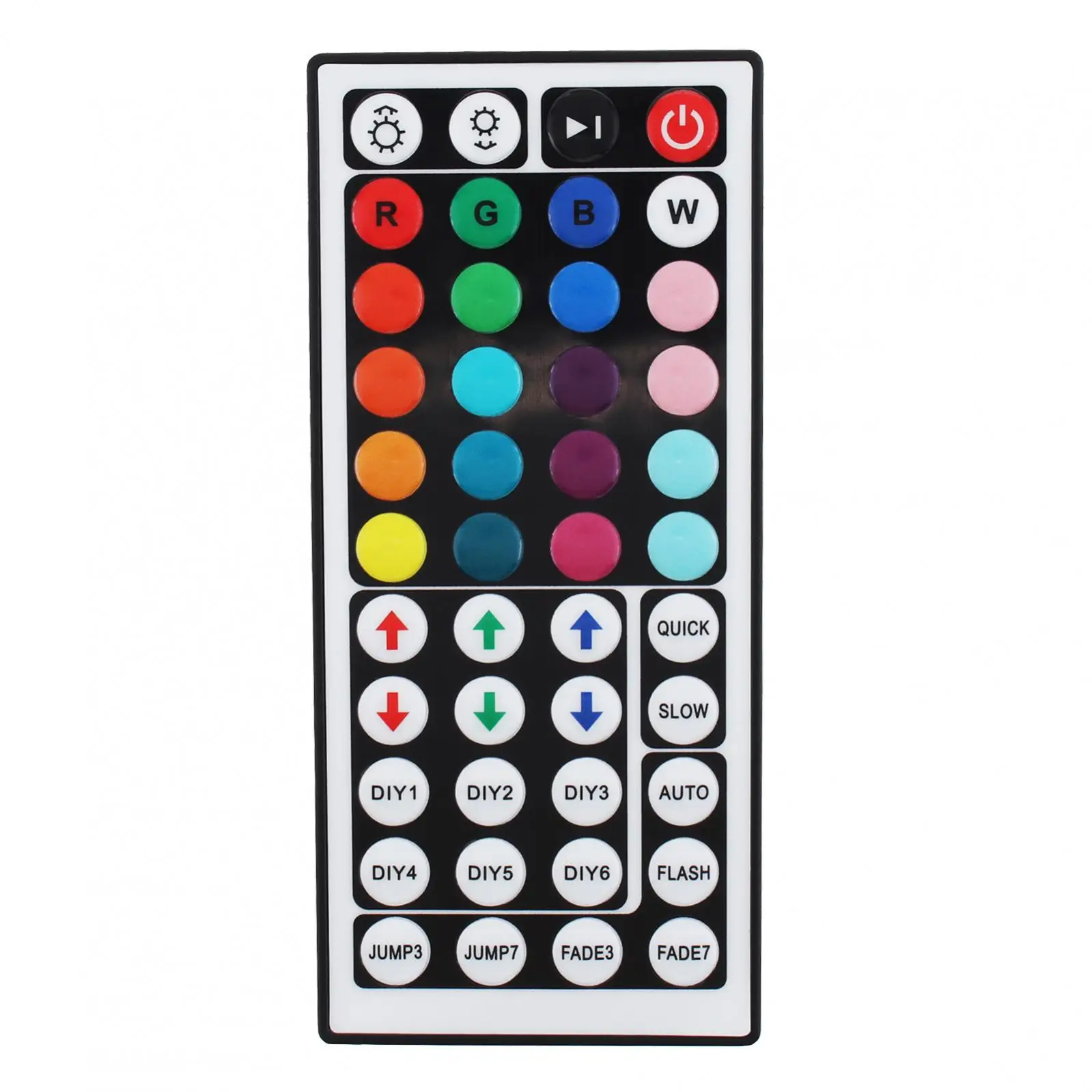 44-клавишный светодиодный RGB Инфракрасный пульт дистанционного управления для включения/выключения полосовых огней Изображение 2 