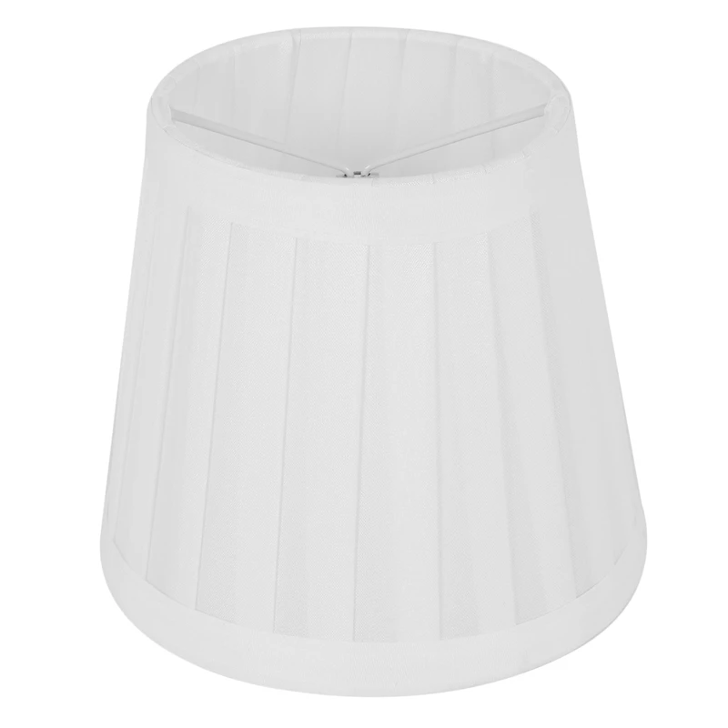 4X Винтажный тканевый абажур для лампы, стол, кровать, держатель для лампы, люстра, белый