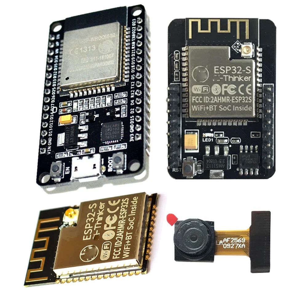 ESP32-CAM ESP32-S ESP32S WIFI Bluetooth Плата OV2640 2MP Модуль Беспроводной Камеры Двухъядерный ESP8266 Плата разработки для Arduino Изображение 0 