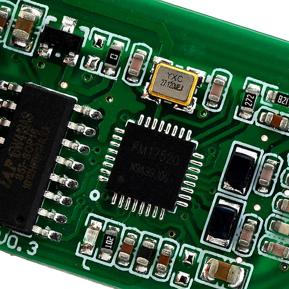 ISO14443A протокол all-in-one card интеллектуальное считывание идентификационных данных IC-карты RFID reader module solution FM17520 Изображение 2 