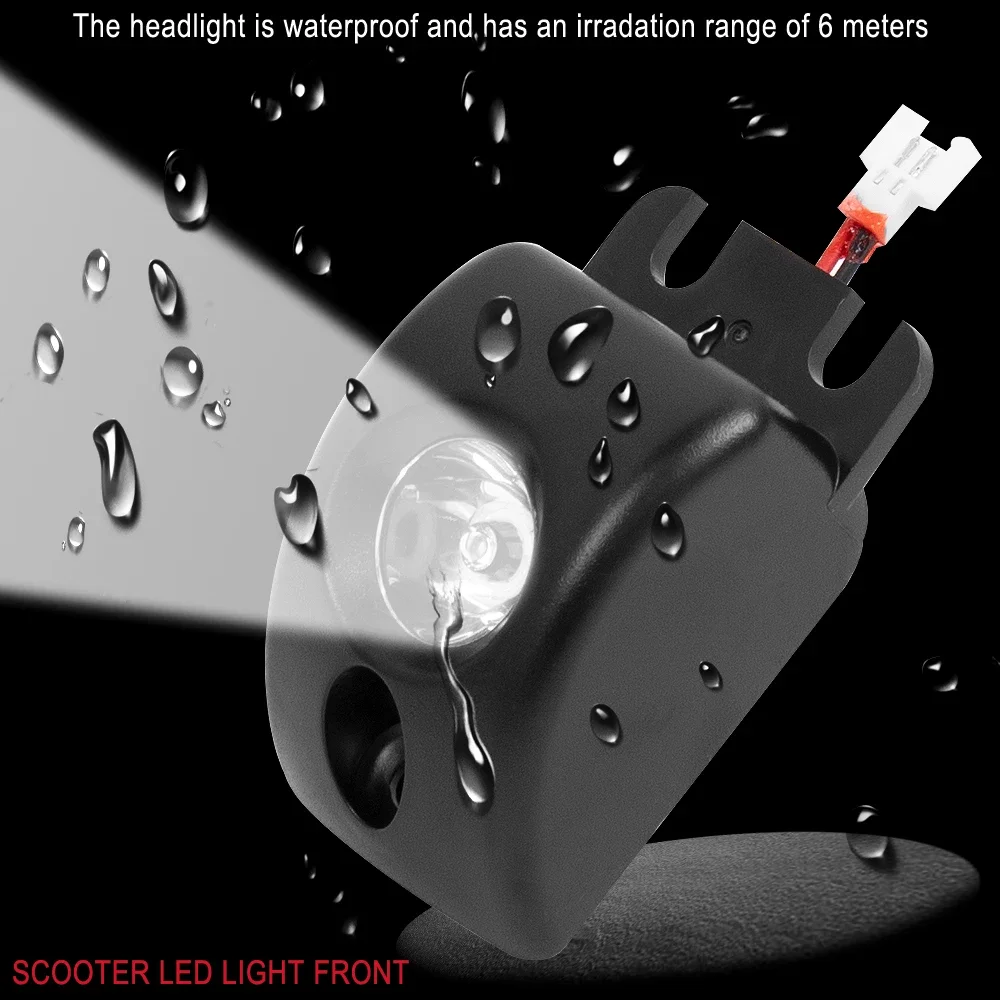 KickScooter Фара Передняя Лампа Элемент Декоративного Освещения Электрический Легкий для HX X7 Запчасти для Фар Электрического Скутера Изображение 2 