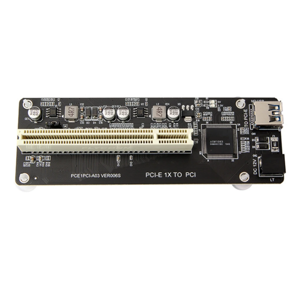 PCIE PCI-E, PCI Express X1-PCI Riser Card, шинная карта, высокоэффективный адаптер-конвертер USB 3.0 Кабель для настольных ПК