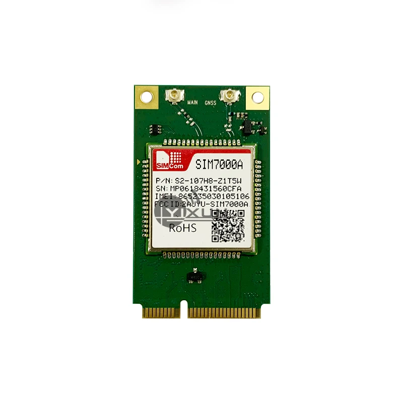 SIMCOM SIM7000A NB-IoT MINI PCIE модуль B2/B4/B12/B13 LTE CAT-M1 (eMTC) GNSS (GPS, ГЛОНАСС) конкурирует с SIM900 SIM800