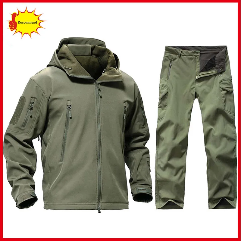 TAD Тактическая мужская армейская ветровка, непромокаемый комплект одежды для охоты, военная куртка для улицы, непромокаемые военные пальто и брюки