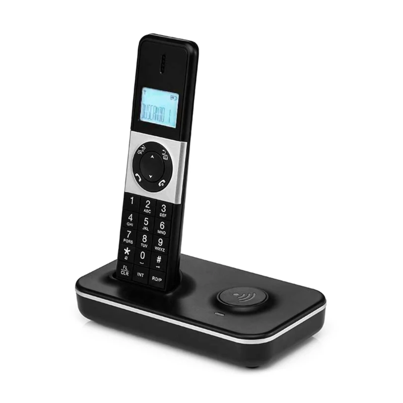 Беспроводной стационарный телефон с дисплеем вызывающего абонента D1002 Цифровой телефон для домашнего и офисного использования
