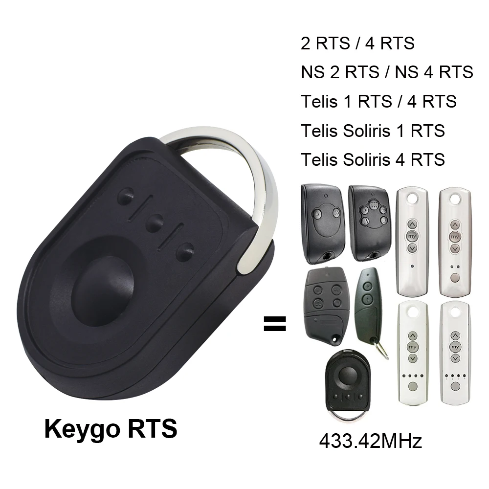 Для Keygo 4 Гаражный Пульт Дистанционного Управления 433,42 МГц Ворота Дверной Барьер Брелок Дистанционного Управления