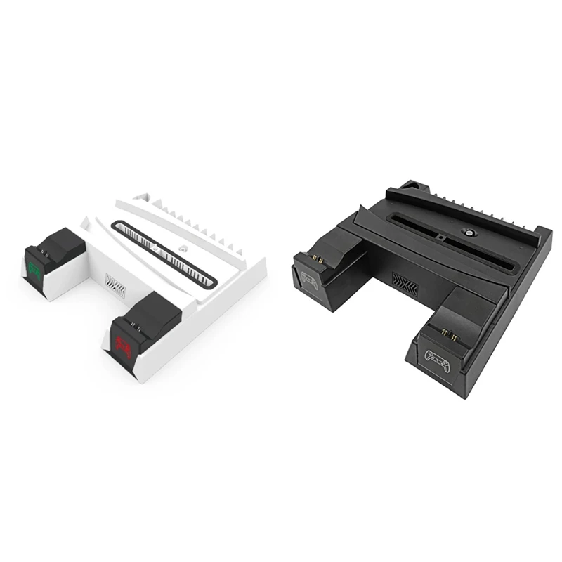 Для PS5 Подставка для охлаждающего вентилятора Охлаждающая база Зарядное устройство Вентилятор охлаждения С подставкой для наушников И адаптером переменного тока