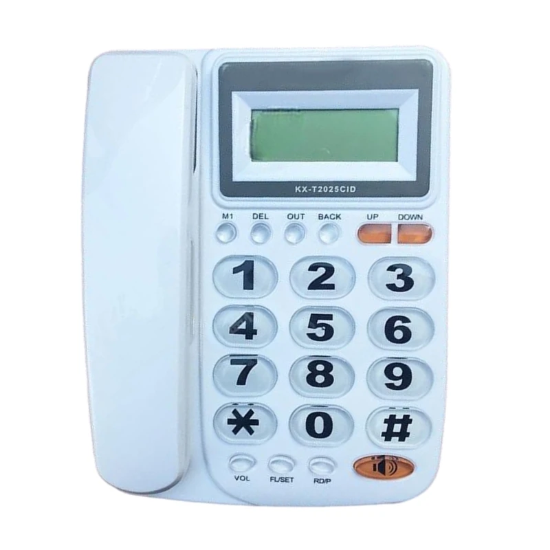 Домашний телефон KX-T2025 Проводной стационарный телефон с дисплеем вызывающего абонента Изображение 1 