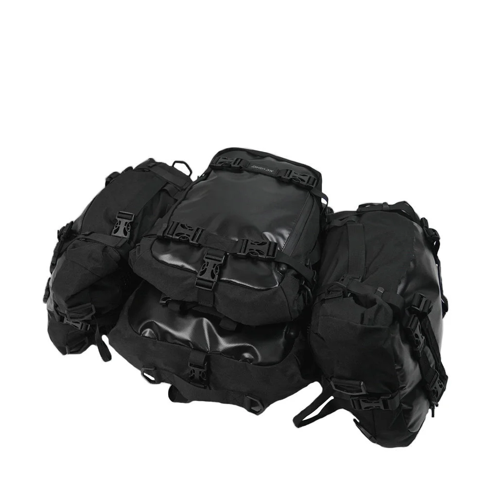 Задняя сумка мотоцикла объемом 10 л, 20 л, 30 л, многофункциональная водонепроницаемая внутренняя сумка со стороны двигателя, задняя сумка для хранения багажа, рюкзак для верховой езды