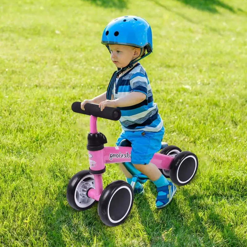 Игрушки для балансировочного велосипеда, детский велосипед с 4 колесами, портативная велосипедная игрушка на Рождество, Подарки ко Дню защиты детей и на День рождения Изображение 2 