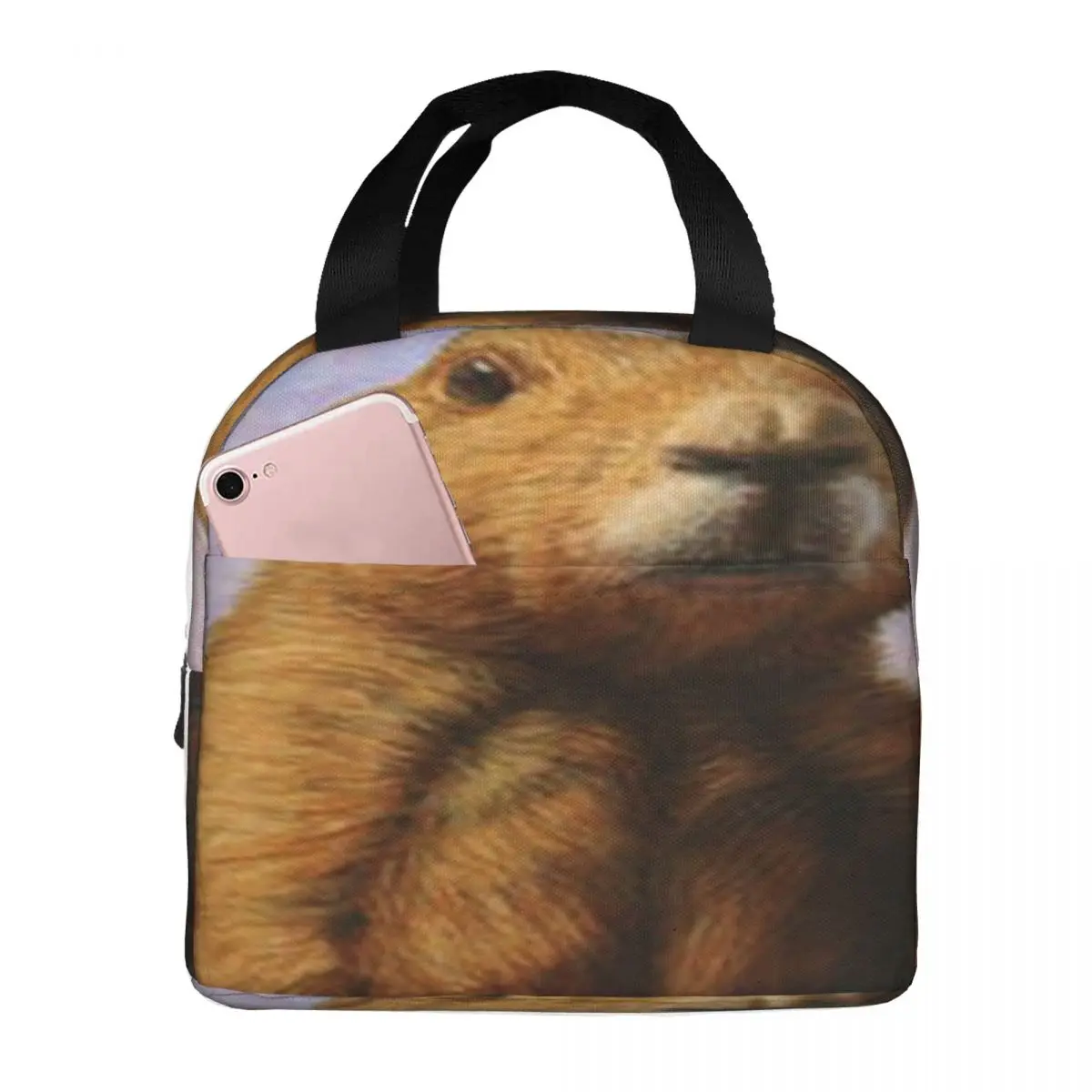 Ланч-бокс Tall Prairie Dog James W Johnson, симпатичная сумка для ланча, изолированная сумка для ланча Изображение 0 