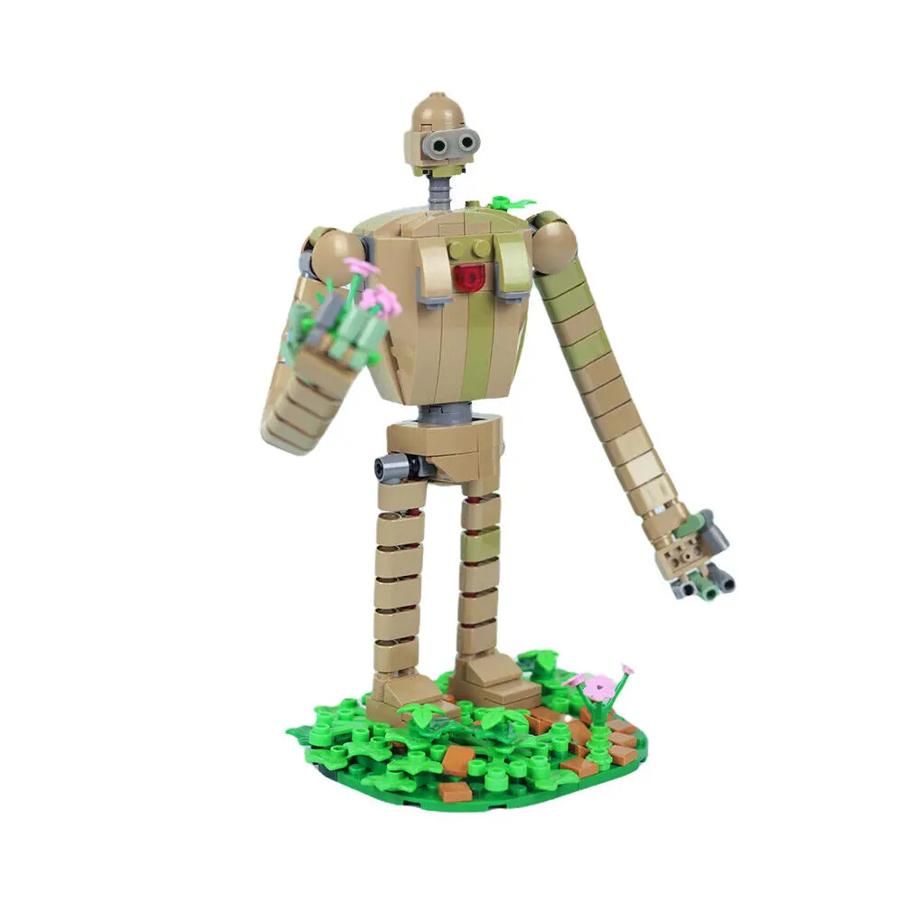 Лапутианский робот-солдат, примитивный автомат, 270 деталей, подарок для сборки MOC