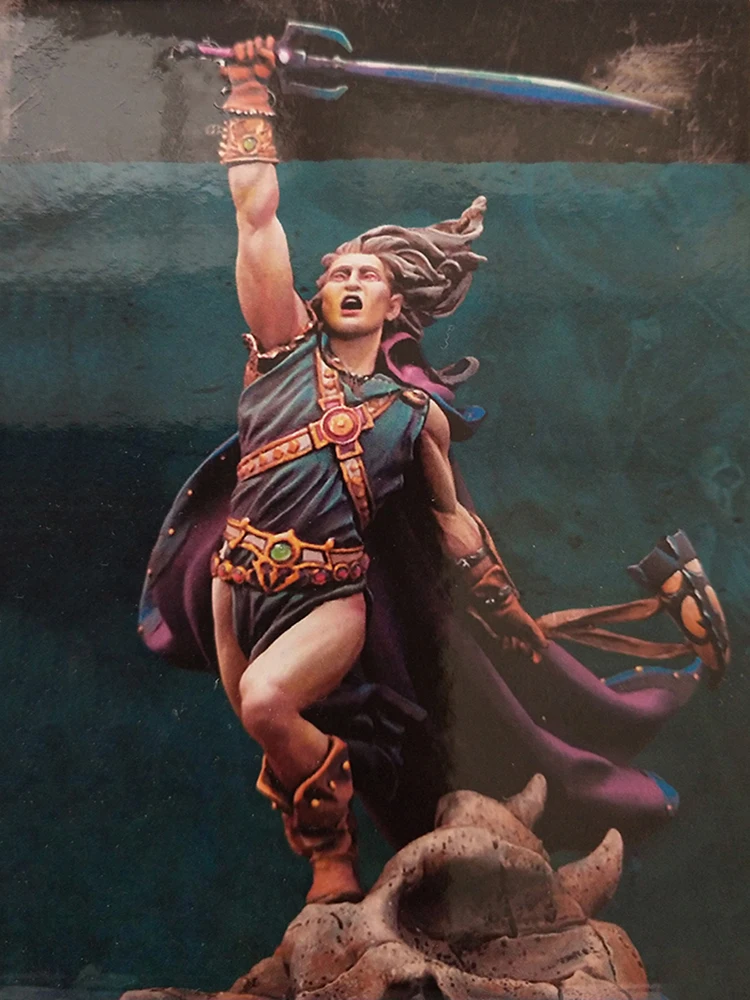 Новая древняя женщина-воин в разобранном виде 1/3254 мм включает базовую фигурку из смолы, неокрашенный модельный комплект Изображение 0 
