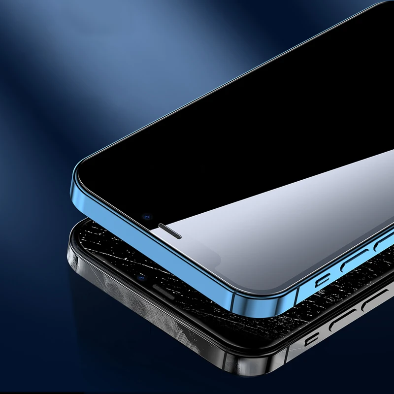 Оригинальное Закаленное Стекло 0,1 мм 9H Для iPhone 13 12 Mini 11 Pro XS Max X XR SE 2022 2020 7 8 6 6s Plus Защитная Пленка Для Экрана 3D Изображение 2 