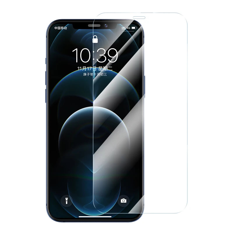 Оригинальное Закаленное Стекло 0,1 мм 9H Для iPhone 13 12 Mini 11 Pro XS Max X XR SE 2022 2020 7 8 6 6s Plus Защитная Пленка Для Экрана 3D Изображение 5 