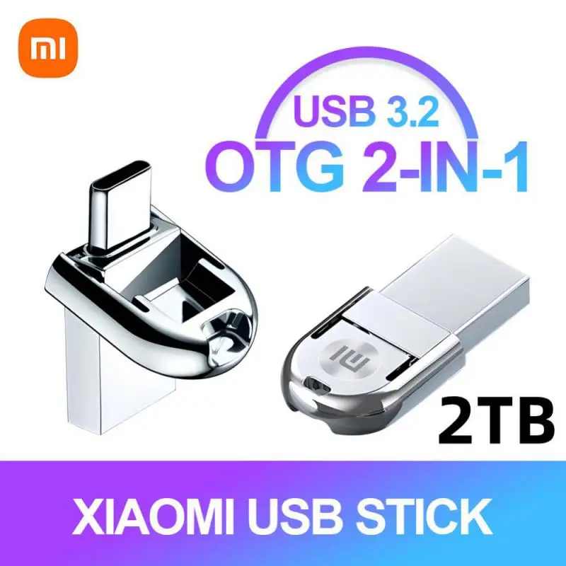 Оригинальный Xiaomi Metal Usb 1 ТБ 3,0 Флэш-Накопители Высокоскоростная Флешка Usb-Накопитель Портативный SSD Memoria Usb Flash Disk TYPE-C Адаптер