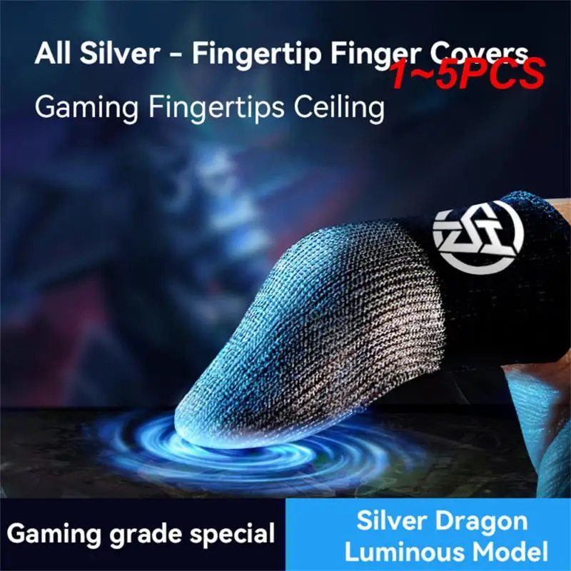Перчатки для мобильных игр с кончиком пальца, непромокаемые, противоскользящие, с сенсорным экраном, дышащий игровой чехол для геймера