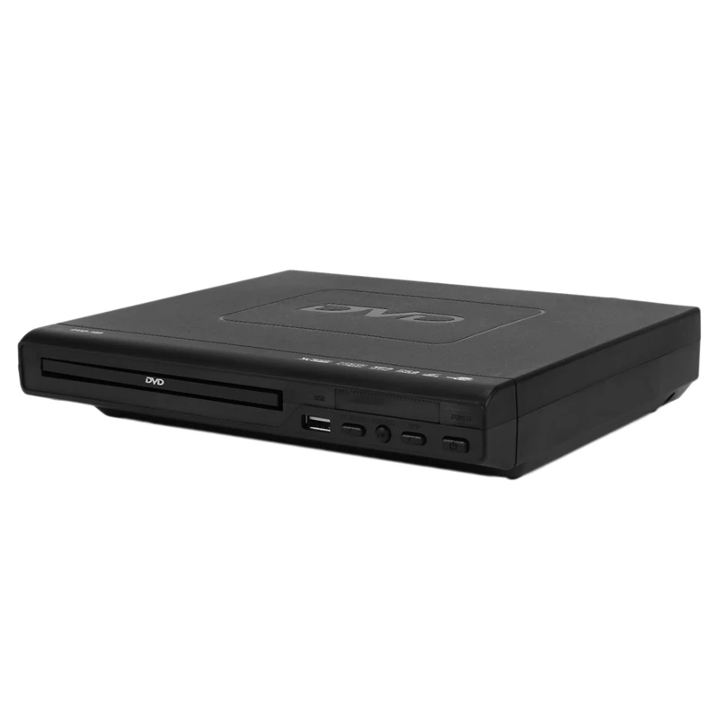 Портативный DVD-плеер для телевизора с поддержкой USB-порта Компактный мультирегиональный проигрыватель DVD/SVCD/ CD / дисков с дистанционным управлением, не поддерживает HD Изображение 2 