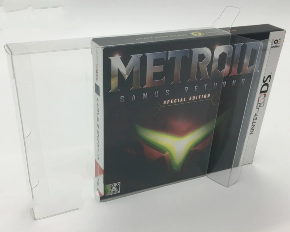 Прозрачный Протектор Коробки Для Nintendo 3DS/METROID Collect Boxes TEP Storage Game Shell Прозрачная Витрина