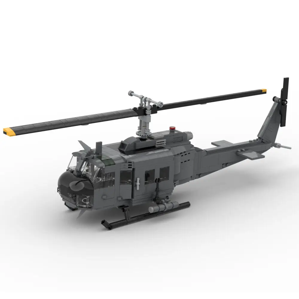 Универсальный военный вертолет, Первый вертолет с турбинным двигателем, 722 шт. MOC