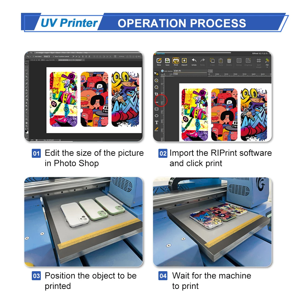 УФ-принтер A3 для Epson XP600, светодиодная печатающая машина с двойной печатающей головкой, УФ-принтер A3 для чехла для телефона, бутылки, цилиндра, стекла, акрила Изображение 4 