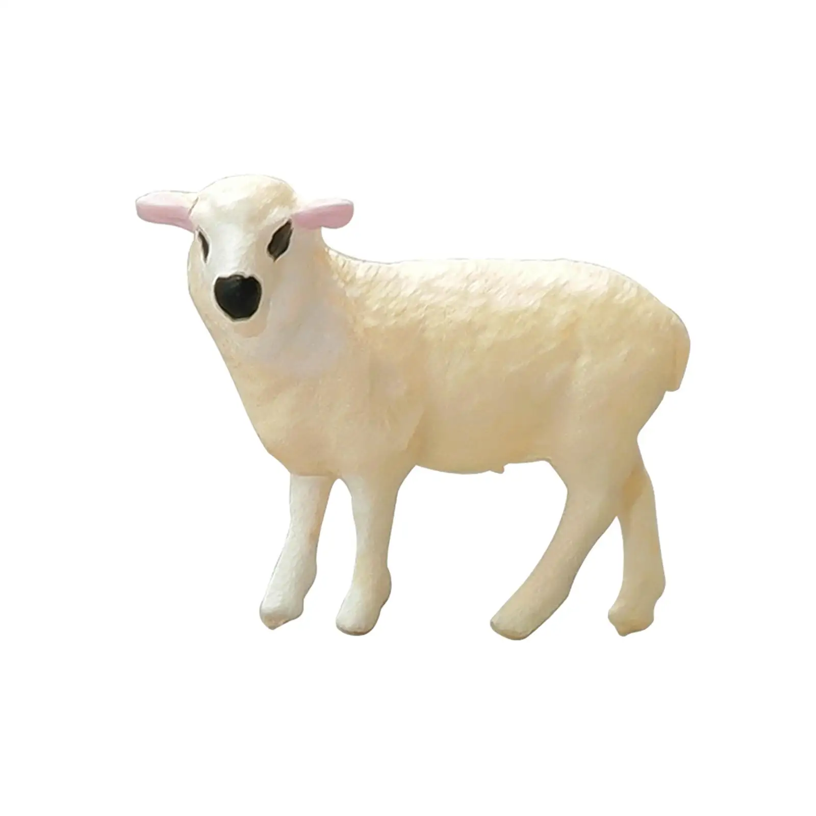 Фигурка овцы, Миниатюрные фигурки 1: 64, Реалистичная модель Фигурки животных, Миниатюрные Наборы для сборки декораций
