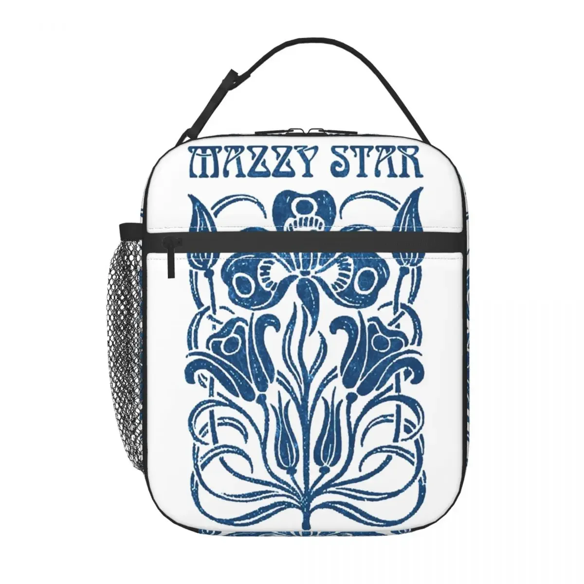 Фотография Mazzy Star Изолированная сумка для ланча Термоконтейнер для ланча Музыкальная группа Портативная сумка-ланч-бокс Мужчины Женщины Путешествия в колледж Изображение 2 